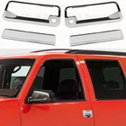 1988-1998 GMC CHEVY C K 1500 94-00 2500 3500 2dr Chrome Door Handle COVERS w/PSK