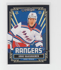 2025/26 OPC New York Rangers Urho Vaakanainen Black card #488 Ltd #1/100