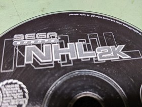 NHL 2K Sega Dreamcast Disk and Case
