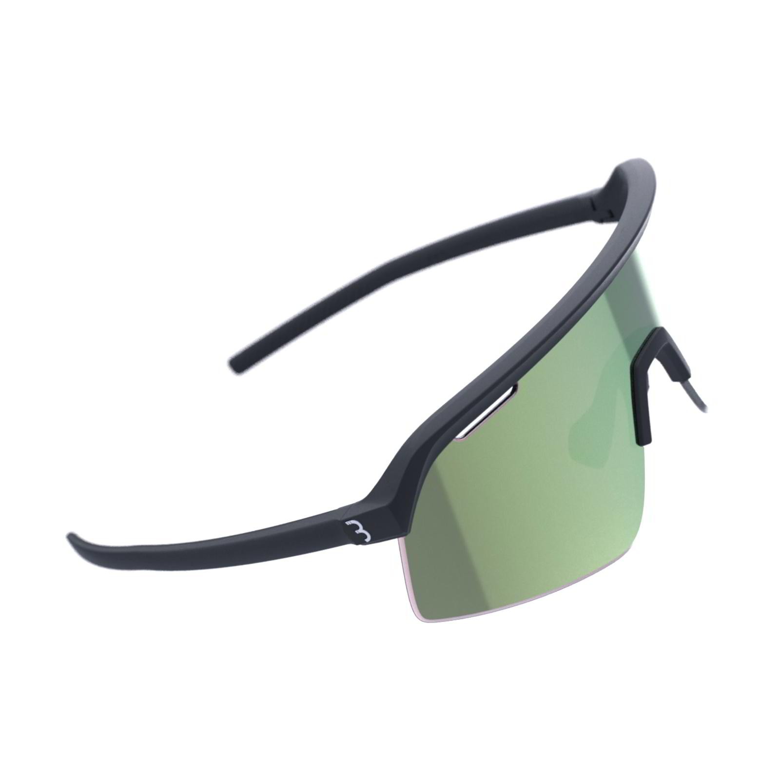 BBB Valor Flux Cycling Sport Glasses Flux Green MLC Lens Black BSG-81