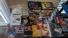 Huge Lot of Vintage Video Game Manuals NES Ga...