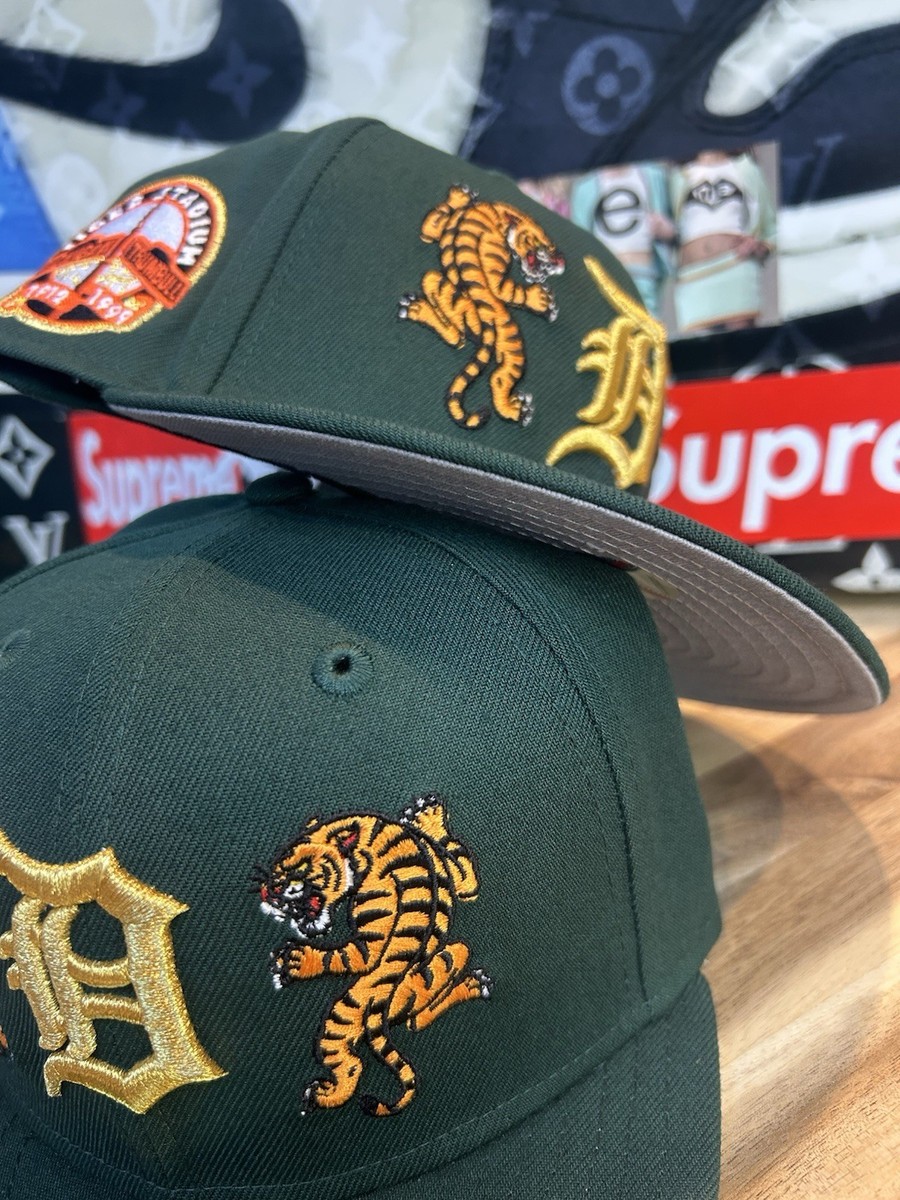 New Era Exclusive Double Tiger Detroit Tigers Green Dome 7 1/2