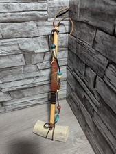 15" Decorative Native American Style Stone Tomahawk Indian Club Decor