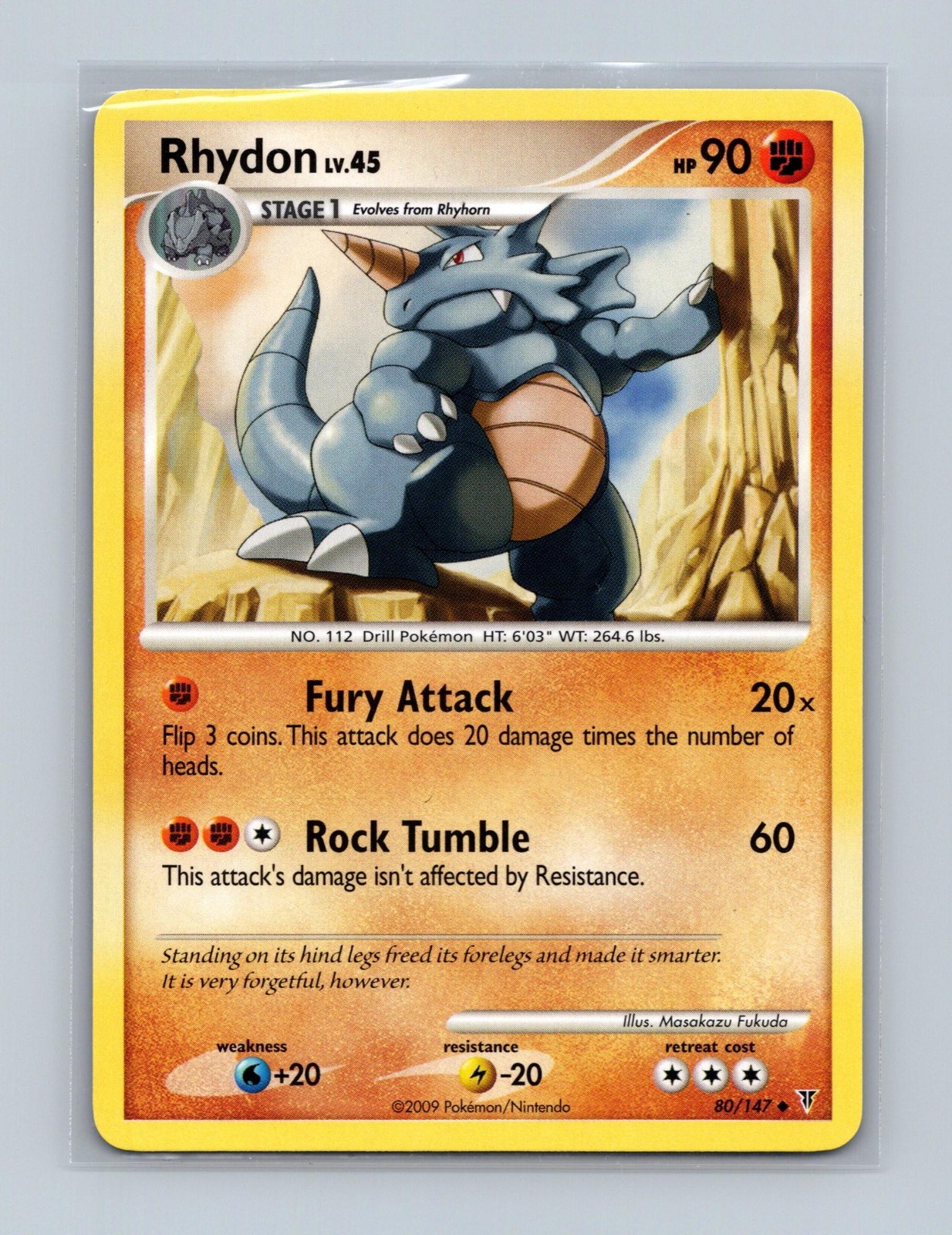 Rhydon 80/147 Uncommon Supreme Victors Pokemon Lightly Played