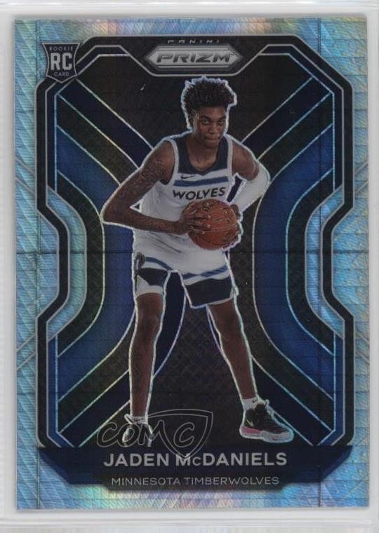 2020-21 Panini Prizm Hyper Prizm Jaden McDaniels #277 13i3