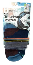 SmartWool Everyday Top Stripe Ankle Socks Light Cushion Marlin Blue Size Medium