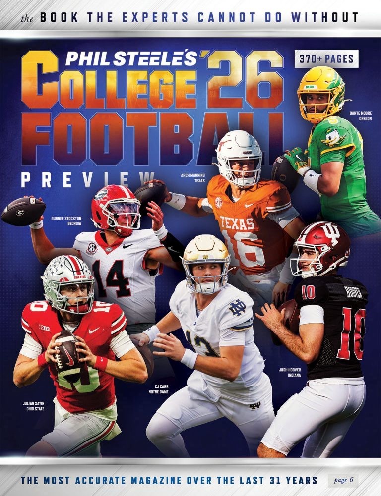 NEW Phil Steele's College Football 2026 Preview Magazine National Cover Edition