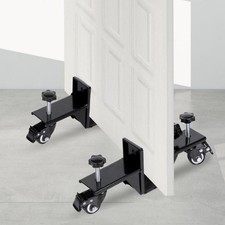Heavy Duty Door Frame Dolly with 360 Rotation and Adjustable Clamp for Doors