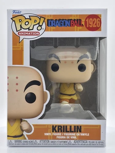 Dragon Ball Krillin #1926 Funko Pop Vinyl Figure w/Protector