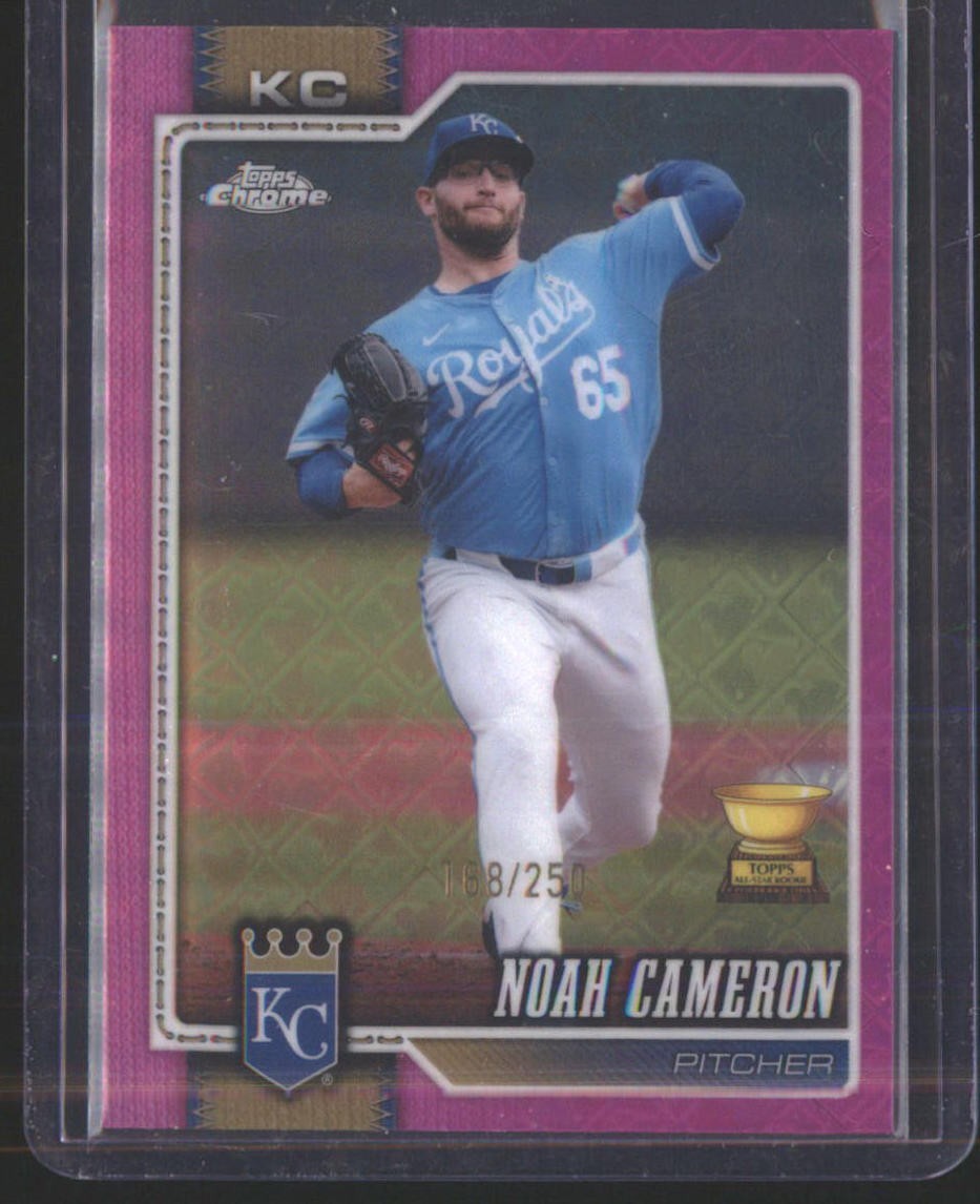 2026 Topps Chrome Logofractor Edition Noah Cameron Pink Refractor #/250