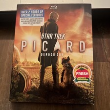 Star Trek Picard: Season One 3 Disc Blu-ray Set 2020 Rare Slipcover