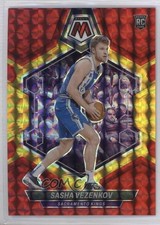 2023 Mosaic Rookies Choice Red & Yellow Fusion Prizm 69/75 Sasha Vezenkov 14md