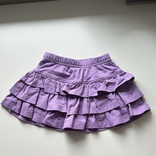 New Hanna Andersson Skirt Girls 2-3 1/2 Years 90CM Purple Ruffle Preschool