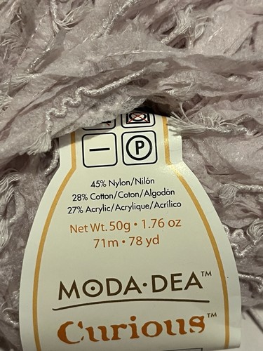 One full ball Moda Dea Curious yarn Mauve 9547 - Picture 4 of 4