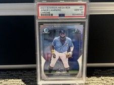 2023 Bowman Mega Box Junior Caminero Chrome #61 PSA Gem Mt 10 🔥🔥