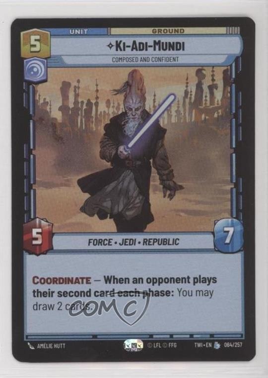 2024 Star Wars Unlimited - Twilight of the Republic TWI Foil Ki-Adi-Mundi #064