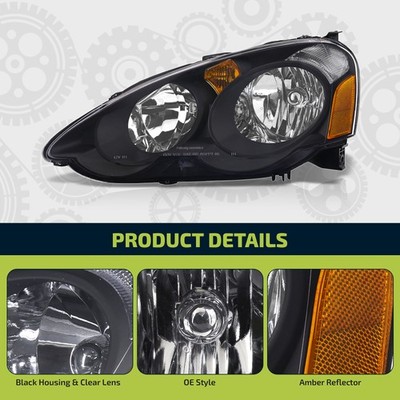 For 02-04 Acura RSX 2DR JDM DC5 Type-R Style Replacement Head