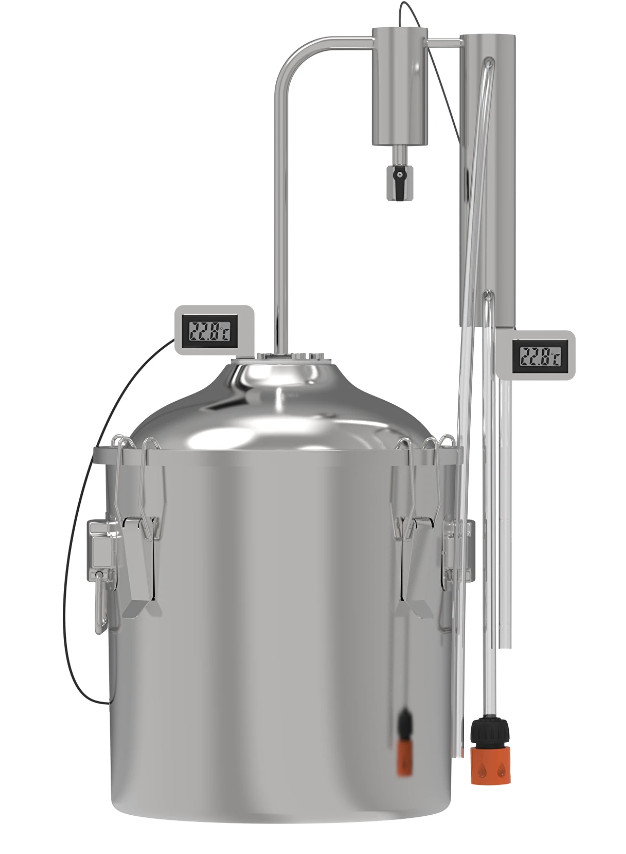 Klassischer Destillierapparat 18 L mit 1 Abscheider Alambic  Pot Still