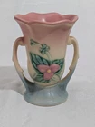 Vintage Hull Art Pottery Wildflower Double Handled Vase W-3 -5 1/2 Beautiful