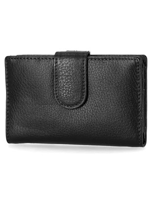 Rio Leather Frame Index Wallet Black