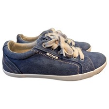 Taos Star Low Top Shoes Womens 7W EU 38 Blue Comfort Lace Up