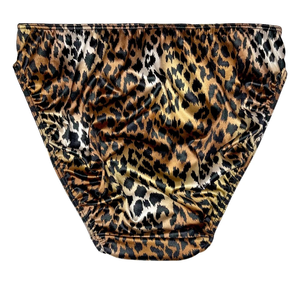 Second Skin Satin Hipster Panty Leopard Print XL - Image 2 of 2