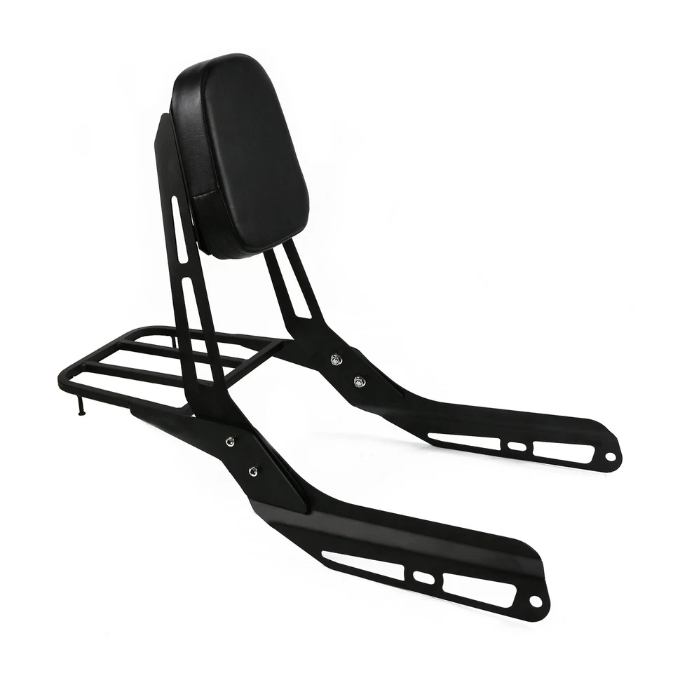 Backrest Sissy Bar w/Rear Luggage Rack For Honda VTX1300 VTX1800 C/R/S/T/F/N - Image 3 of 4