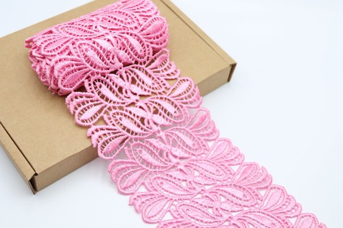 9 Cm Wide 1 Y Daisy Lace Trim Colours Guipure Ideal Embellish Sew on Gota - Picture 46 of 68