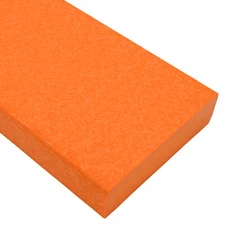 BuyPlastic Tangent Poly Lumber - Bright Orange, 2x6 (1.5" x 5.5"), 72" L