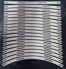 Plastic N Gauge Flex Track Radius Guiding Tools