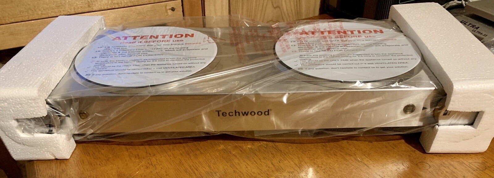 techwood hot plate electric double burner