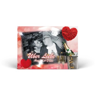 Audio88 & Yassin ÜBER LIEBE (VINYL POSTKARTE) Limited 300 Copies