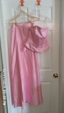 NWT! MORI LEE  Sz 7/8 LIGHT PIN EMBROIDERED Formal/Prom/Party Sexy 3 pc Gown