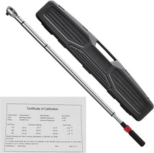 3/4 Inch Drive Click Torque Wrench 100-600 Ft...