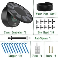 Eco Solar Watering Kit - Automatic Drip Irrigation for Garden/Patio Plants