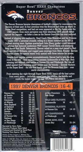 FOUR VHS Greatest Quarterbacks Super Bowl History 1997 Denver Broncos All Sealed - Picture 7 of 9