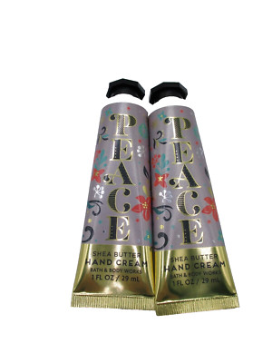 Lot/2 Bath & Body Peace Shea Butter Hand Cream ~ 1 oz x 2