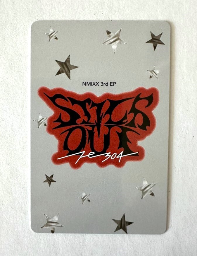 NMIXX The 3rd EP Album Fe3O4 : STICK OUT Nemo Ver. Photocard JYP