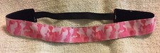 Pink Camo Non-Slip Headband - Free Shipping 