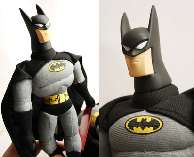 SELTENE THE BATMAN 11 ZOLL PLÜSCHTIERPUPPE DARK KNIGHT CITY CHIX NEU MIT ETIKETT!