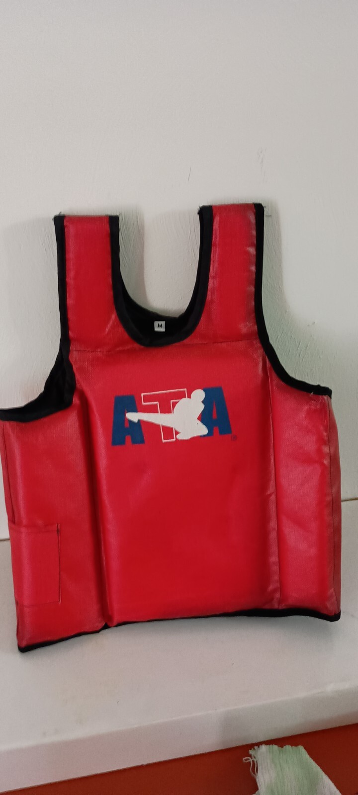 ATA Martial Arts Taekwondo Sparring Gear Chest Guard Protector Red eBay