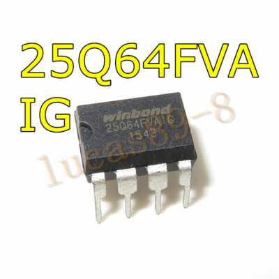 5PCS W25Q64FVAIG 25Q64FVAIG 3V 64M-BIT SERIAL FLASH MEMORY DIP8 | eBay