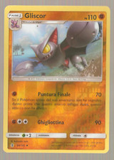 CARTA CARD Pokèmon TM Sole e Luna Gliscor fase 1 ps 110 68/145 holo reverse