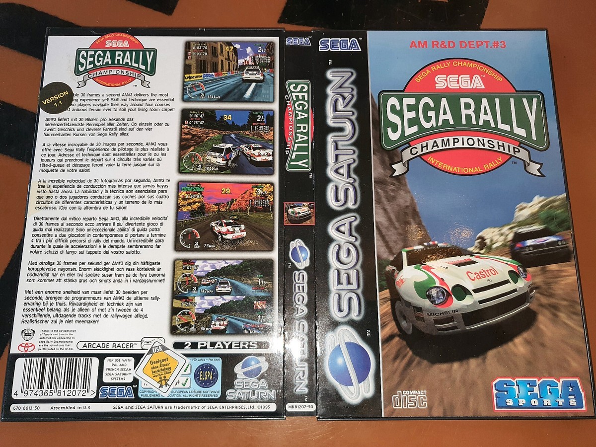 SEGA Rally Championship Version 1.1 - SEGA SATURN Spiel - TOP