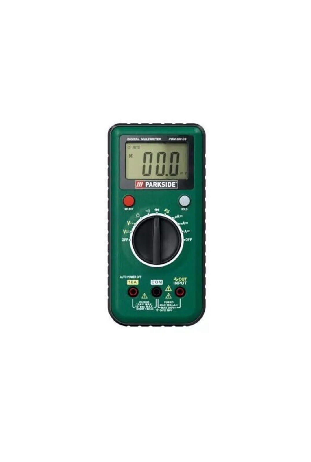Parkside Digital LCD Auto-Range Multimeter AC/DC Voltage Tester Meters Detectors