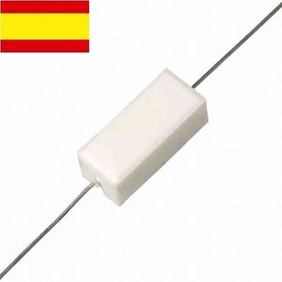 Aexit Lot De 5 Résistances De Puissance Ciment Céramique 10 W 10 W 1R5 1,5 Ohm 5