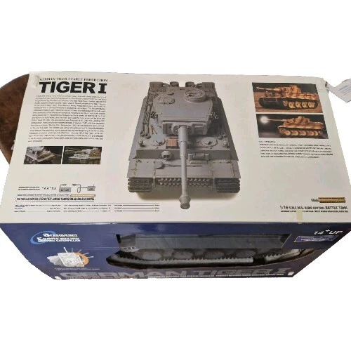 RC Panzer German Tiger I Heng Long 1:16 Grau Ferngesteuert - Bild 4 von 4