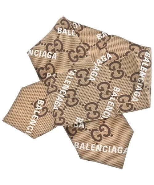 Bandanas/écharpes GUCCI beige x blanc (à motifs) (environ XL) 2200533858033