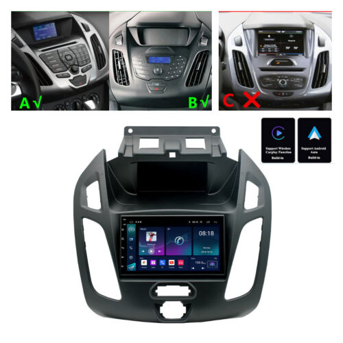 For 14-18 Ford Transit Connect Carplay Stereo Radio GPS Nav FM BT WIFI Player 7" - Photo 1 sur 24