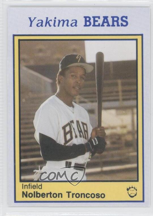 1990 Golden Cards Yakima Bears Nolberto Troncoso 25 eBay